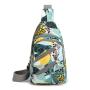 Chest Pack Belt Bag Crossbody Waist Bag Mobile Phone Wallet Storage Fashion Leaf Leopard Print Shoulder Chest Bag For Women