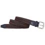Factory direct braided leather belt handmade men woven leather belt for men
