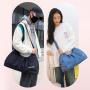 Yoga Fitness Bags Overnight Bag for Women Wet and Dry Separation Waterproof Swimming Handheld One Shoulder Travel Luggage Trips