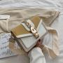 Female New Korean Tide Small Bag Fashion Simple Collision Colour Small Square Shoulder Bag Single Shoulder Crossbody Bag