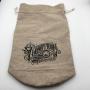 Round Bottom Jute Burlap Drawstring Bag For Tea