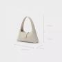 Half Moon Design PU Leather Small Lady Trendy Underarm Shoulder Bags Women Fashion Factory Customized Logo Hobo Hand Bags
