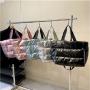 Gelory High Quality Women PU Leather Dry And Wet Separation Gym Bag Pink Portable Waterproof Luggage Travel Bags