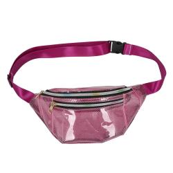 Gelory Custom Logo Clear Fanny Pack Fashion Waterproof Transparent Jelly Waist Bag For Women