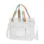 Waterproof swimming bag dry wet separate fitness bag large PVC transparent bag