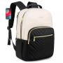 LOVEVOOK 15.6 17 Inch Business Work Laptop Bags Purse with USB Port Waterproof Business College Travel Backpacks for Woman