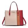 Ladies' stylish handbag with contrasting colors