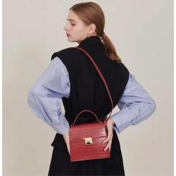 Guangzhou OEM Women PU Crocodile Handbag Messenger Bag Crossbody Bags Handbags