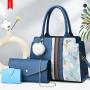 Factory Direct Wholesale OEM Shoulder High Quality Crossbody Bags Luxury 3Pcs Set Bags Women Handbags For Women