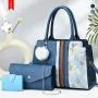 Factory Direct Wholesale OEM Shoulder High Quality Crossbody Bags Luxury 3Pcs Set Bags Women Handbags For Women