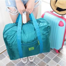 HR142 Travel Waterproof Foldable Storage Bag Oxford Clothes Toiletry Sorting Bag Folding Shopping Grocery Durable Luggage Bag