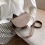 Fashion Girl Shoulder Messenger Bag Waterproof Pu Leather Personality Shoulder Bag Vintage Leather Shoulder Bag Ladies