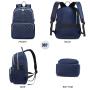 LOVEVOOK new Quilted Travel bags fashion 15.6 17inch Computer College geometric School Bookbag Anti-Theft USB laptop backpacks