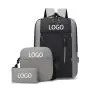 Custom 3pcs/set Work Bag College School Daypack Travel Knapsack Business Backpack Set with Laptop Compartment