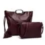 Cheap promotion stock lady handbag Mother's package pu leather tassel bag