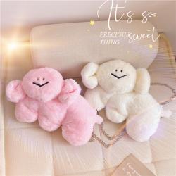 High Quality Custom Cartoon Dog shape Animals Backpack Anime Soft Plush kawaii kids bag