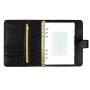 Eco friendly PU leather ring binder planner leather agenda high quality leather ring planner