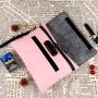 Odor Proof Pink Ladies/Women/Designer Bag with Activated Carbon Lined Storage Combination Lock Sealing Travel Box Pouch