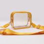 Factory price wholesale  custom logo OEM/ODM crossbody pvc transparent bag for girls and womens