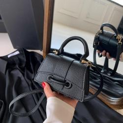Solid Color Simple Temperament Handbag, Early Autumn New Style Versatile ins Shoulder Crossbody Square Bag, Korean Version
