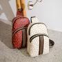 2024 printed chest bag ladies shoulder bag women wholesale street trend ladies waist cell phone bag