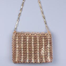 2024  Novelty Metal Sequins Purse Chain Hollow Out Ladies Wedding Hand Bags Glittering Luxury Clutch Bag Evening Bags for Women