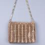 2024  Novelty Metal Sequins Purse Chain Hollow Out Ladies Wedding Hand Bags Glittering Luxury Clutch Bag Evening Bags for Women