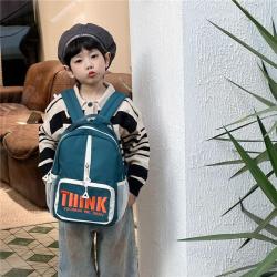 ZR862 Fashion Children Schoolbag Unisex Backpack Oxford Cute Kid Versatile Letter Kindergarten Primary School Bag Outdoor Travel