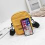 Wholesale Fashion Adjustable Shoulder Straps Canvas Crossbody Bag Versatile Letter Small Shoulder Bag