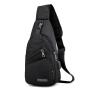 KBW544 Hot New Men's Chest Bag Usb Smart Shoulder Bag Casual Canvas Male Chest Bag