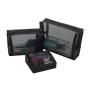 Gelory Women Travel Black Mesh Cosmetic Bag Zipper Make Up Makeup Case Organizer Storage Pouch Toiletry Beauty Wash Kit Bags