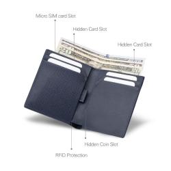 best minimalist wallet for men smart wallet card holder slim fold minimalist wallet