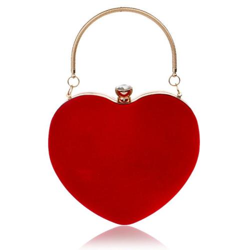 latest cute party unique clutches wedding evening purse heart shaped luxury evening clutch bags for women