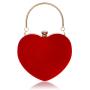 latest cute party unique clutches wedding evening purse heart shaped luxury evening clutch bags for women