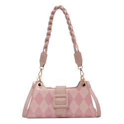 High Sense Single Shoulder Underarm Bag 2022 New Style Fashion Printing Small Square Bag Canta Kadin Diamond Lattice  Lady's Bag