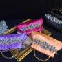 Trendy elegant party ladies dinner purse Summer Shinning Evening Clutch Rhinestone Satin Lady clutch bag
