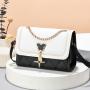 New Small Square Diamond Lattice Bag Pu Solid Zipper Fashion Single Shoulder Messenger Bag With Chain Ladies Handbag