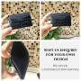 Personalized luxury genuine embossed crocodile pattern leather women men Custom logo Slim Minimalist credit card holder wallet