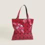 Women'S Spring And Summer New Geometric Diamond Check Light Six Single-Shoulder Tote Shopping Bag
