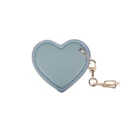 Custom key charms for keychain high quality pu leather heart keyring  leather key holder