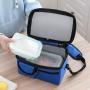 Food Lunch Box Insulated Bag Double-Layer Insulated Lunch Bag Eco Cooler Bag For Women