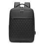Wholesale Oxford cloth backpack in stock men's USB charging computer bag large capacity business commuting backpack