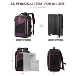 LOVEVOOK unisex outdoor custom 30L large Airline Approved luggage duffle organizer bag carry on travel backpacks for women men
