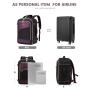 LOVEVOOK unisex outdoor custom 30L large Airline Approved luggage duffle organizer bag carry on travel backpacks for women men
