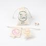 Customized Christmas Gift Pouch Mini Organic Cotton Muslin Drawstring Bags For Jewellery