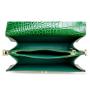 2024 Luxury Genuine Leather Bags Crocodile Design Women's Shoulder Bag With Triangle Button