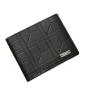 Men's Fashionable Short Wallet New Large Capacity Horizontal Soft Wallet with Multi-Cards Waterproof and Open Closure Type