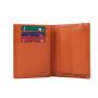 Custom LOGO RFID Blocking Large Men's Leather Wallet With Big Coin Compartment
