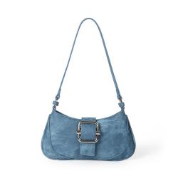2024 New Product Retro Shoulder Bag Women Fashion Splicing and Color Collision Design Handbags PU Leather Ladies Hand Bags