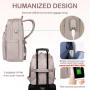 KBW659 New Business Backpack USB Plaid Unisex Student School Bag Oxford Luggage Strap Travel Laptop Backpack